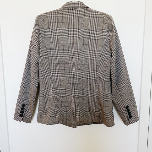 EVEREVE June St. Plaid Blazer Size M NWT Brown Pockets and Buttons - Picture 5 of 11